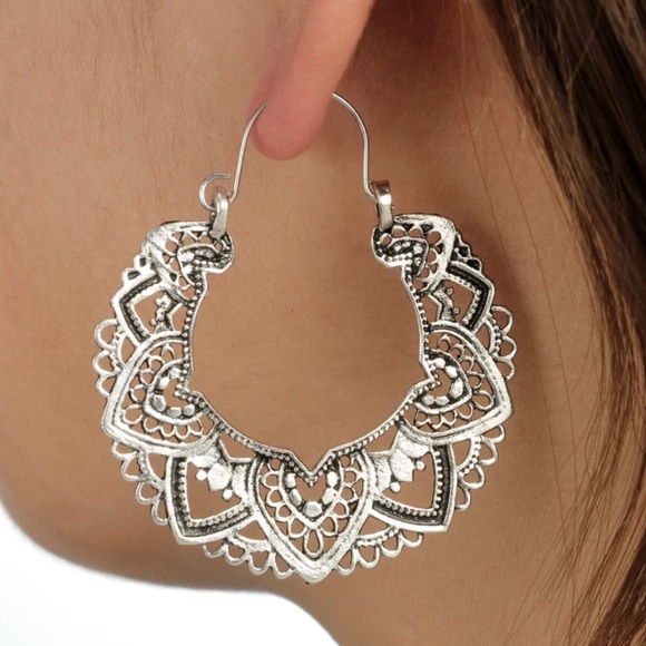 My Added Sparkle Jewelry - 3/$30 Silver Boho Earrings